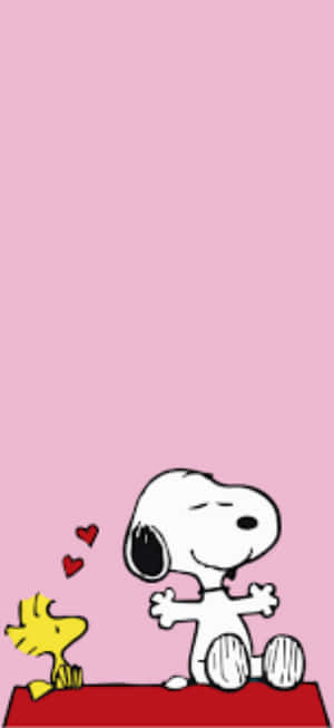 Snoopy Valentine — Moto E14 Fundal