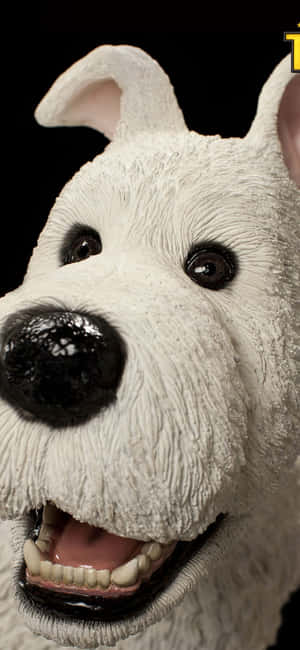 Snowy, the loyal terrier from The Adventures of Tintin Film Version — Oppo A6x Fundal