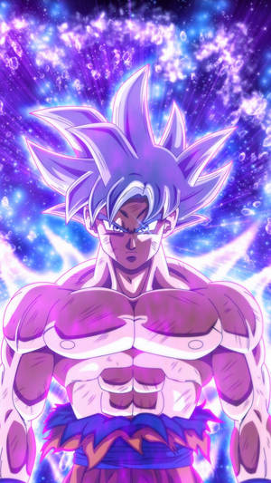 Son Goku Saiyan Ultra Instinct iPhone — Dragon ball z GIF Fundal