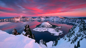 Fond de ecran Spectacular Crater Lake Oregon — Zori Fundal