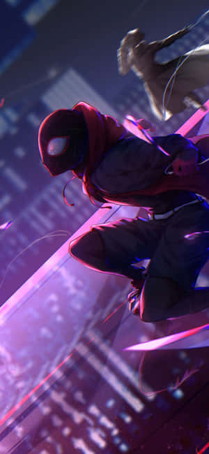 Miles Morales Iphone — Redmi Note 15 Special Fundal