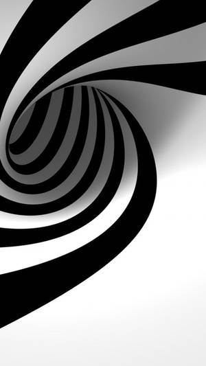 Spirală iPhone alb-negru — Artă abstractă Fundal