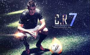Cristiano Ronaldo Concentrare Artwork wallpaper.