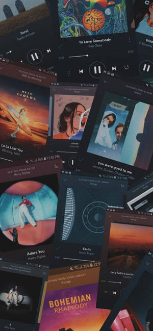 Fond de ecran Spotify Now Playing — iPhone 12 mini Fundal
