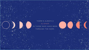 Wallpaper estetică Tumblr cu stele și lune roz — Estetică tumblr Fundal