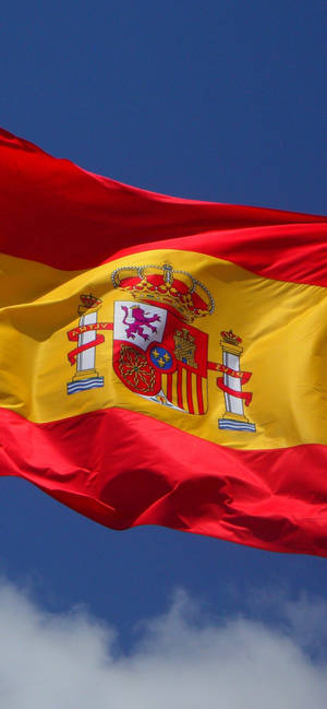 Tapet Stemă Zburătoare a Drapeleului Spaniei — iPhone 11 Pro Fundal