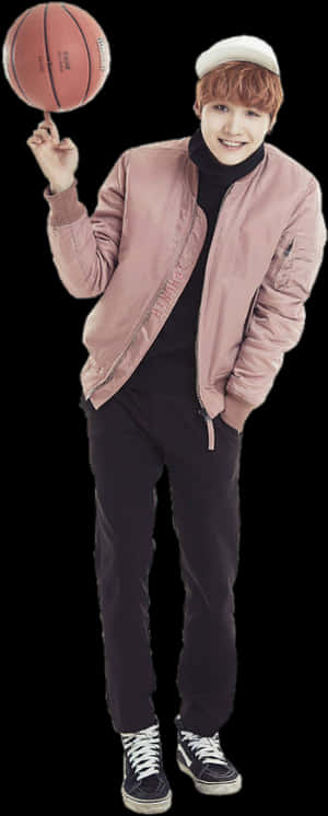 Stil sportiv casual cu baschet