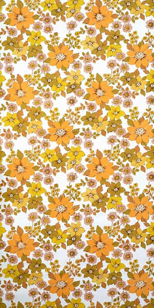 Floral Anii 70 — Floral iPhone Fundal