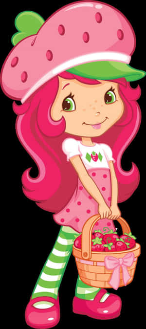 strawberry shortcake [wallpaper] — Tecno Spark Fundal