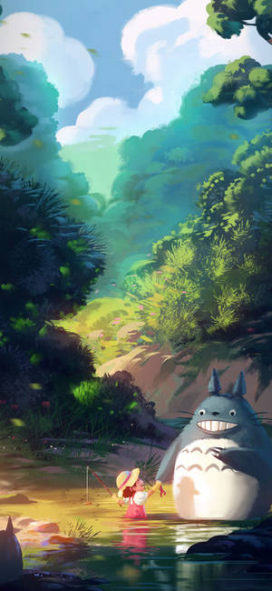 Studio Ghibli iPhone — Galaxy A18 Fundal
