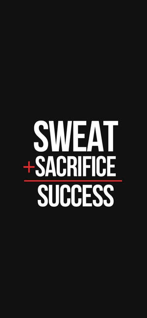 Success Equation Motivational Iphone — iPhone Xs Fundal