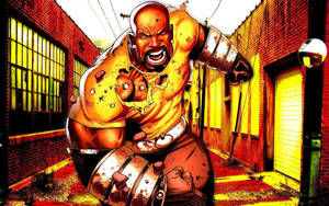 Supereroul negru Luke Cage — Marvel Fundal