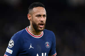 Superstarul fotbalului Neymar conduce atacul — Neymar Fundal