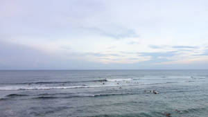 Imagine de wallpaper cu surferi de pe Insula Siargao — Zori Fundal