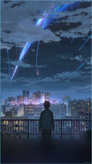 Flares YourName Anime fundaluri Android ...anupghosal — Anime frumoase Fundal