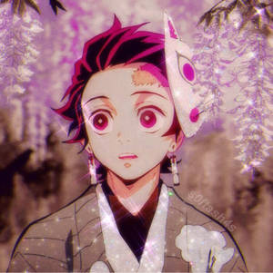 Tanjiro cu Flori Demon Slayer PFP — Demon Slayer Nezuko Fundal