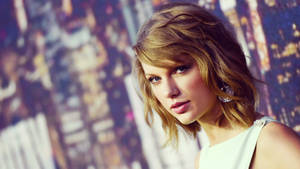 Coafură bob ondulat – fotografie fundal Taylor Swift