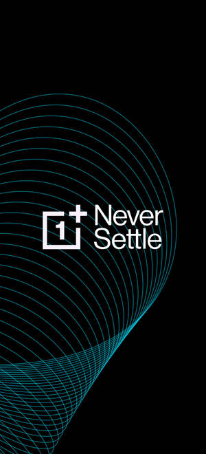 Fond de ecran OnePlus Never Settle Line Cylinder