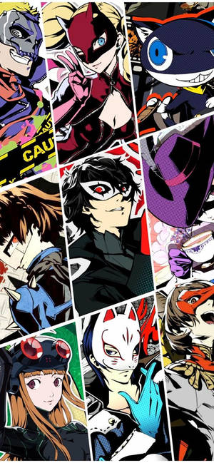 Telefon Persona 5 — Galaxy A Fundal