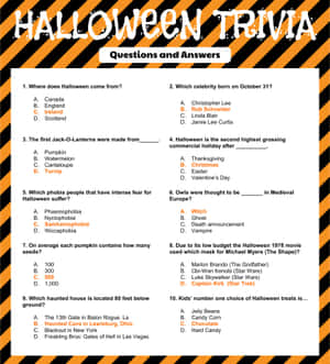 Testează-ți Cunoștințele de Trivia de Halloween — OnePlus Open Fundal