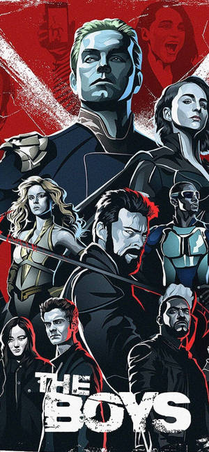 The Boys Vector Poster — iPhone 17 Pro Max Fundal