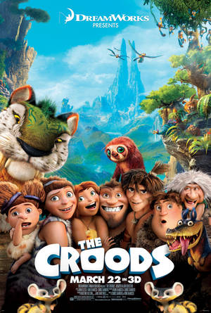 The Croods 3D Movie Poster — Huawei MatePad Air (2026) Fundal