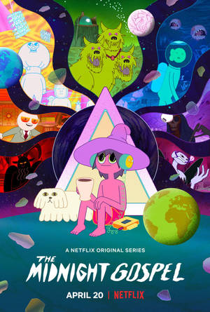The Midnight Gospel – Poster promovotional Netflix wallpaper — Miezonopție Fundal