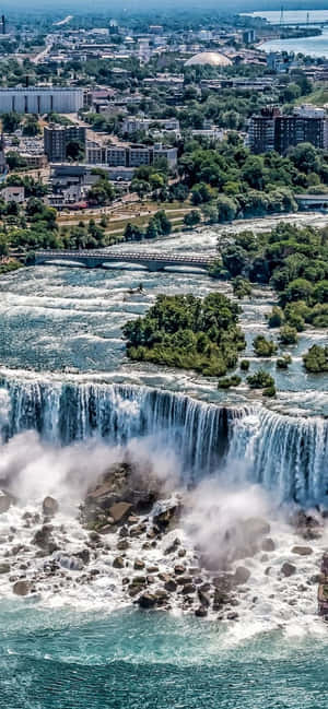 Fundal 720p Cascades Niagara — Honor X7e Fundal