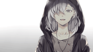 Tip anime cu păr alb Nightcore