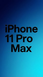 iPhone 11 Pro Max cu fundal tipografic text pe gradient. — iPhone 11 Pro Max Fundal