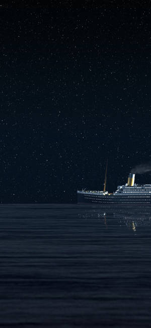 Wallpaper Titanic noapte stele — iPhone 14 Plus Fundal
