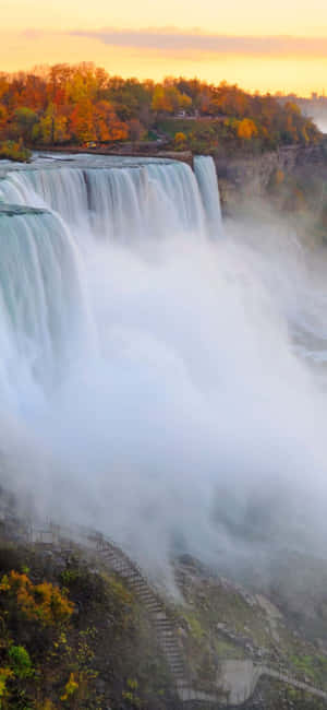 Iphone X Niagara Falls Fundal — Moto G87 Fundal