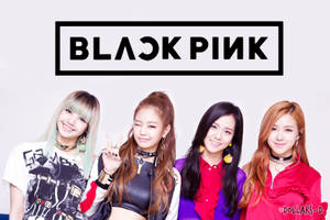 Membrele Blackpink aplecându-se într-o parte pe fundal alb fundal