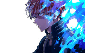 Todoroki drăguț cu puterea de jumătate rece wallpaper — Todoroki drăguț Fundal