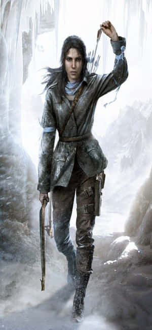 Iphone Xs Max Rise Of The Tomb Raider Fundal — iPhone 11 Pro Max Fundal