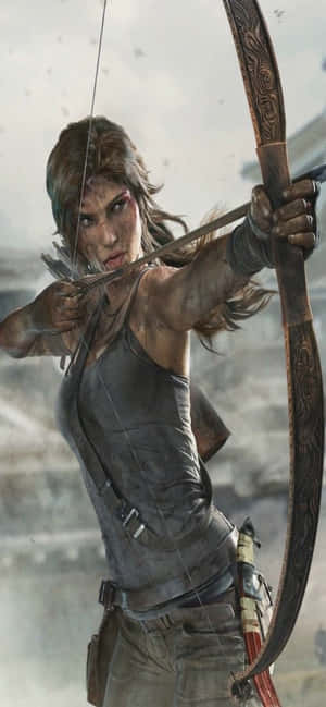 Fond iPhone XS Max Rise Of The Tomb Raider — iPhone 11 Fundal