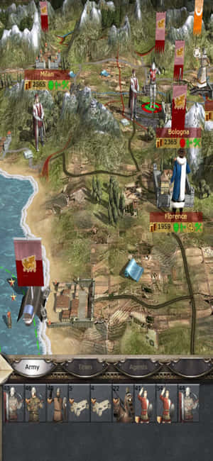 Iphone Xs Total War Rome 2 Fundal — iPhone 12 mini Fundal