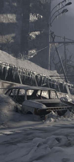 Iphone X Metro Exodus Fundal — Galaxy F Fundal