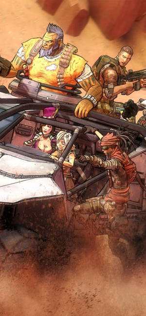 Borderlands Iphone — Galaxy A37 Fundal