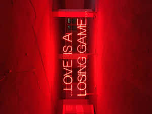 Estetică Neon Roșu — Estetică Neon Roșu Fundal
