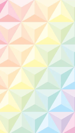 Tapet Triunghi Geometric Pastel Curcubeu Artă Vectorială — Curcubeu estetic Fundal
