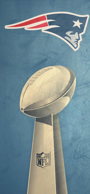 Fond de ecran Trofeul Super Bowl și Patriots pentru telefon — iPhone 14 Plus Fundal