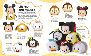 Fond de ecran Tsum Tsum Mickey și prietenii — Desaturat Fundal