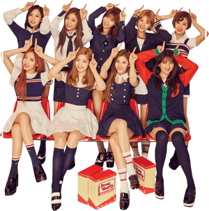 Twice Kpop Trupa Uniformă Școlară Concept