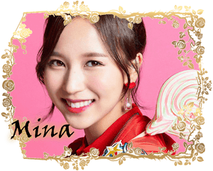 Twice Mina Cadru Floral