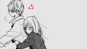 Uimitoare scenă anime alb-negru — Anime Alb Negru Fundal