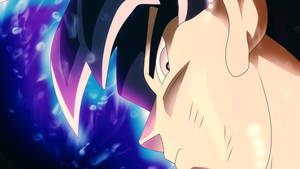 Ultra Instinct Goku prim-plan față — Ultra Instinct Goku Fundal