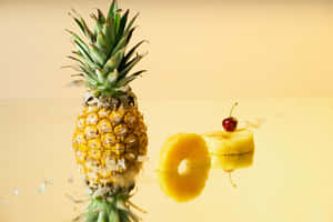 Fundal ananas — MacBook Air M2 Fundal
