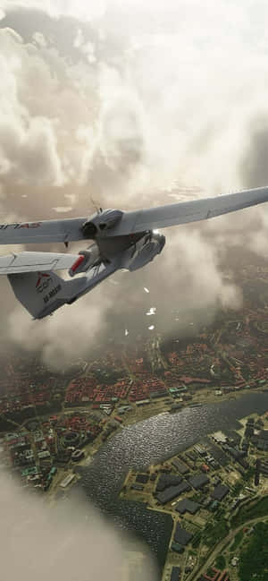 Android Microsoft Flight Simulator Background — Honor X5d Plus Fundal