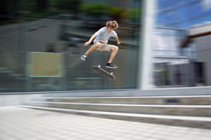 Imagini cu estetică de skateboarder băiat — MacBook Fundal